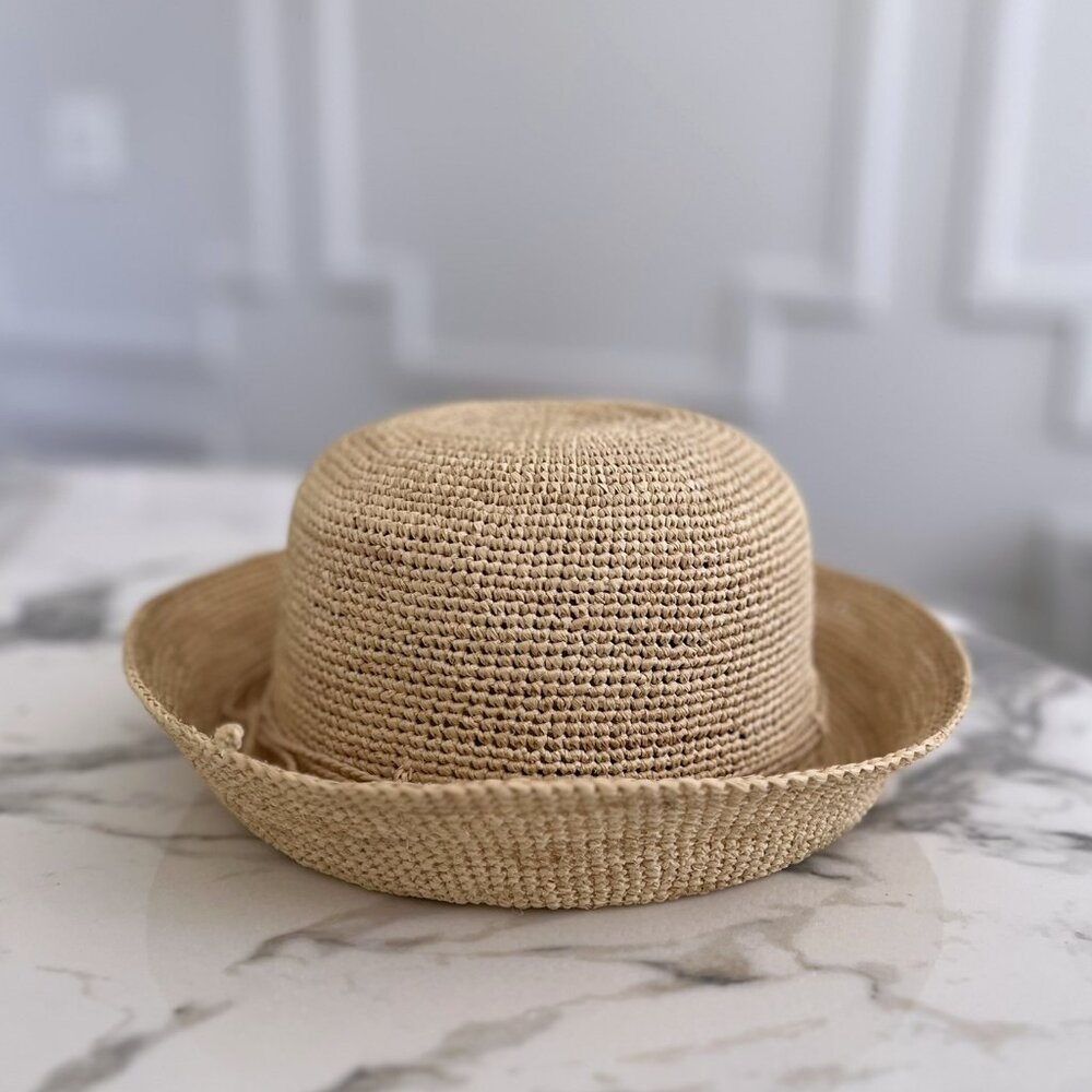 NWT - Helen Kaminski Provence 8 Raffia Hat - Natural👒 - Picture 3 of 10